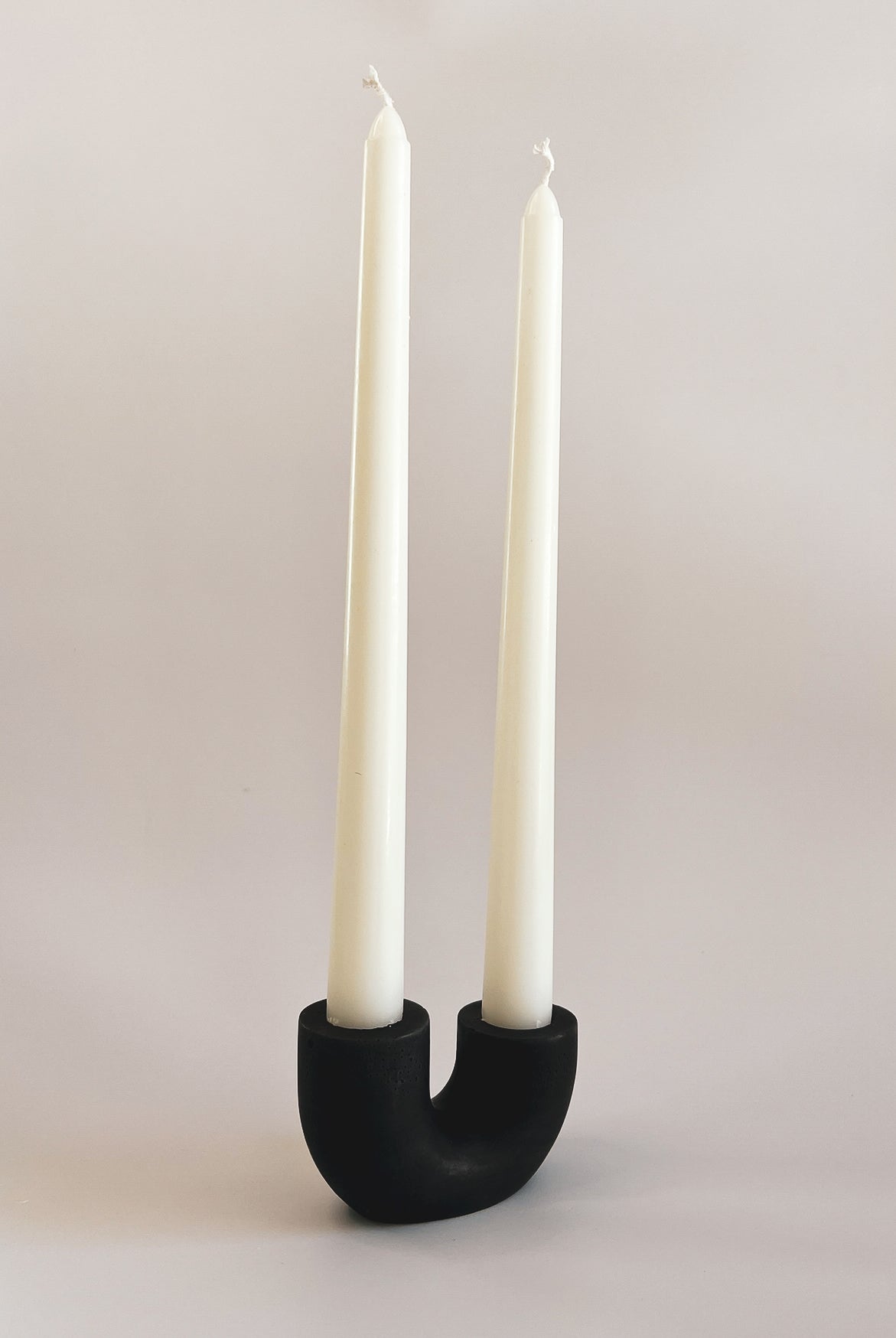 organic-modern-taper-candle-holder-artisanal-concrete-home-decor