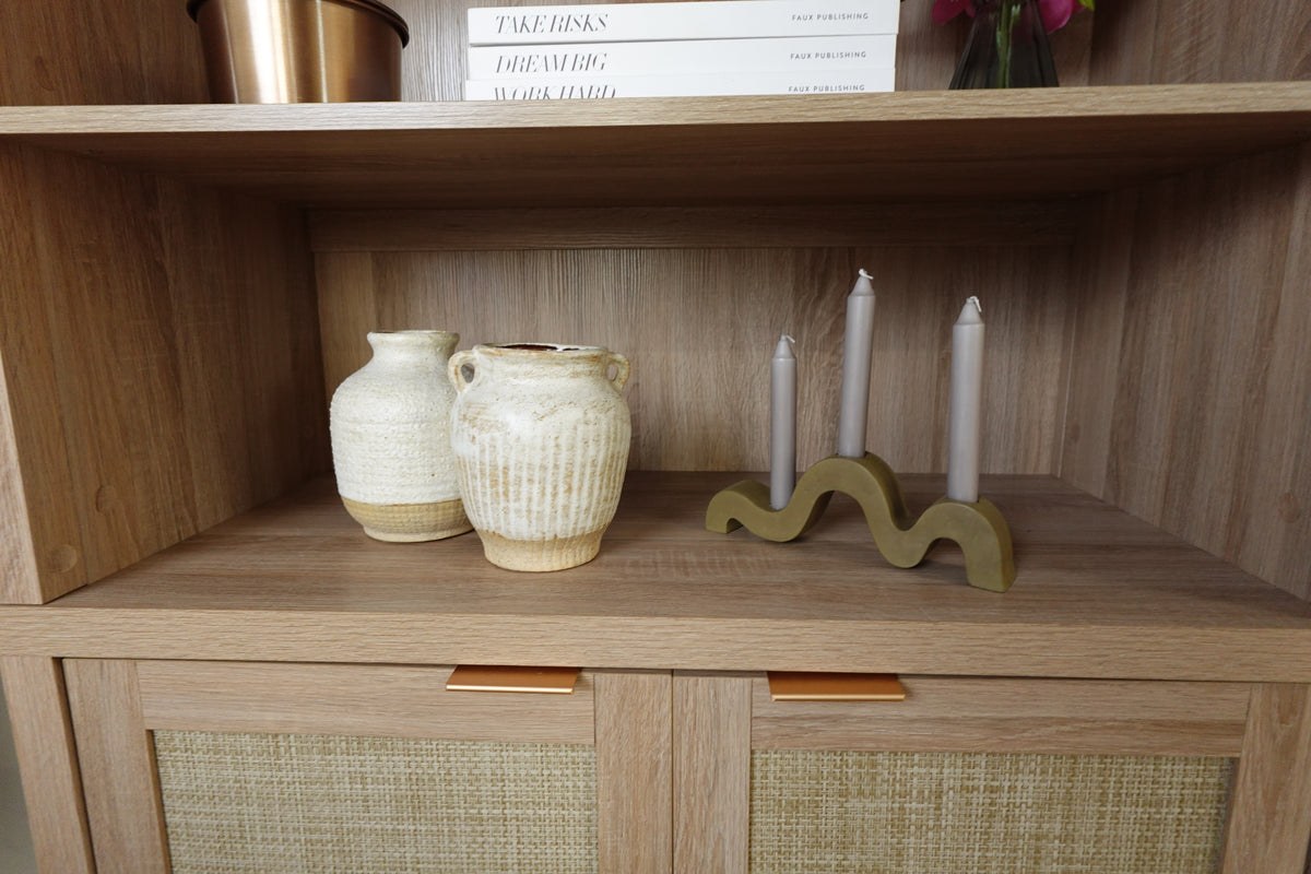 Arches Waves Taper Candle Holder