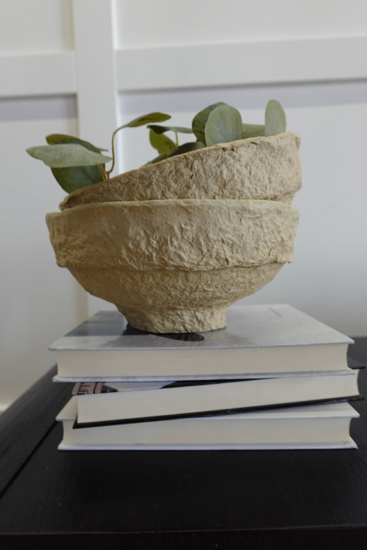 Terracotta Paper-Mache Decorative Bowl