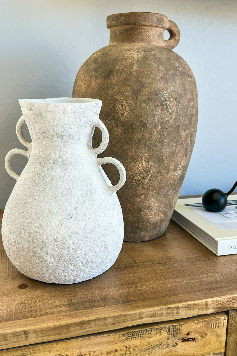 Prickly Pear Double Handle Organic Vase