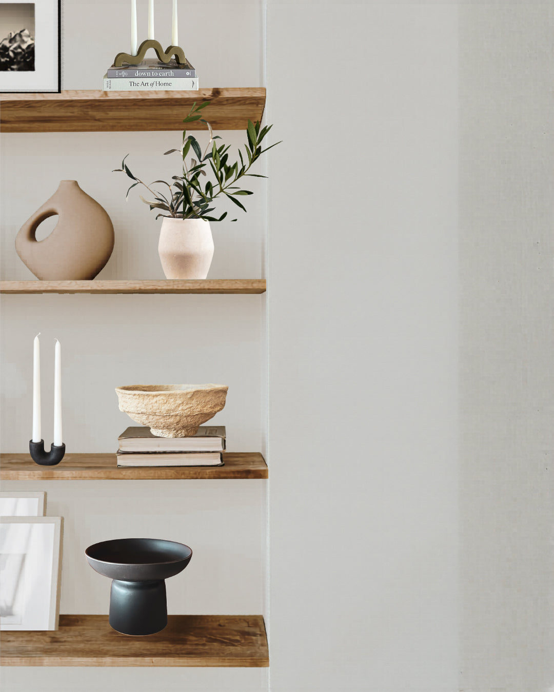 Arizona Modern Concrete Double-Taper Candle Holder