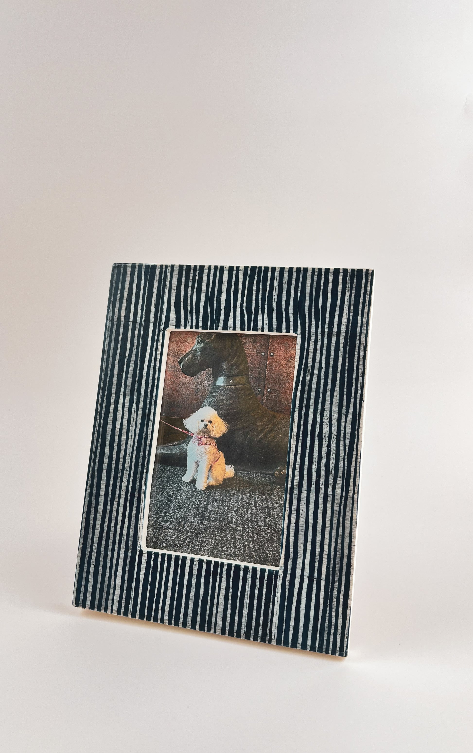 blue-striped-picture-frame-bone-home-decor