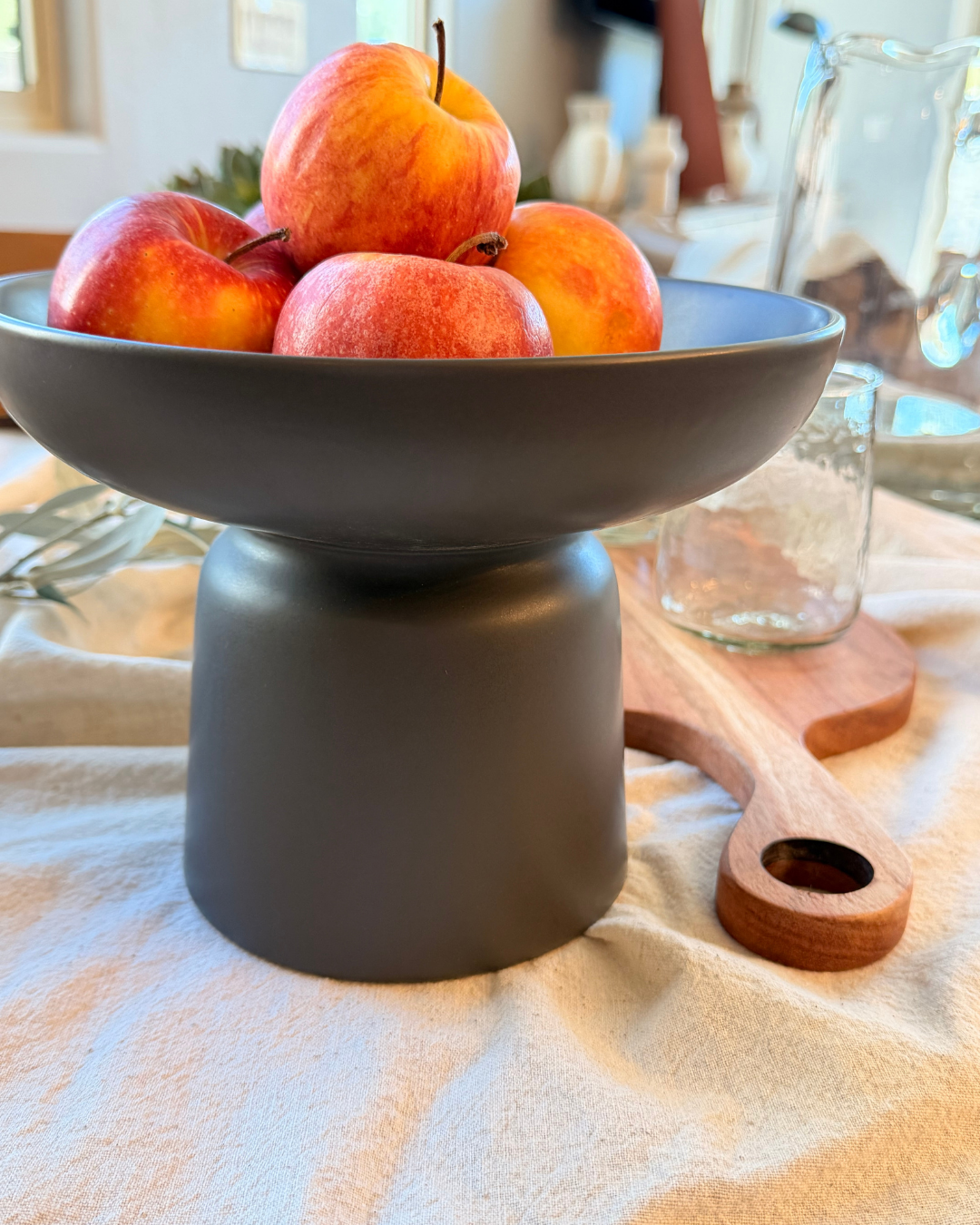 Sagebrush Ceramic Footed Bowl