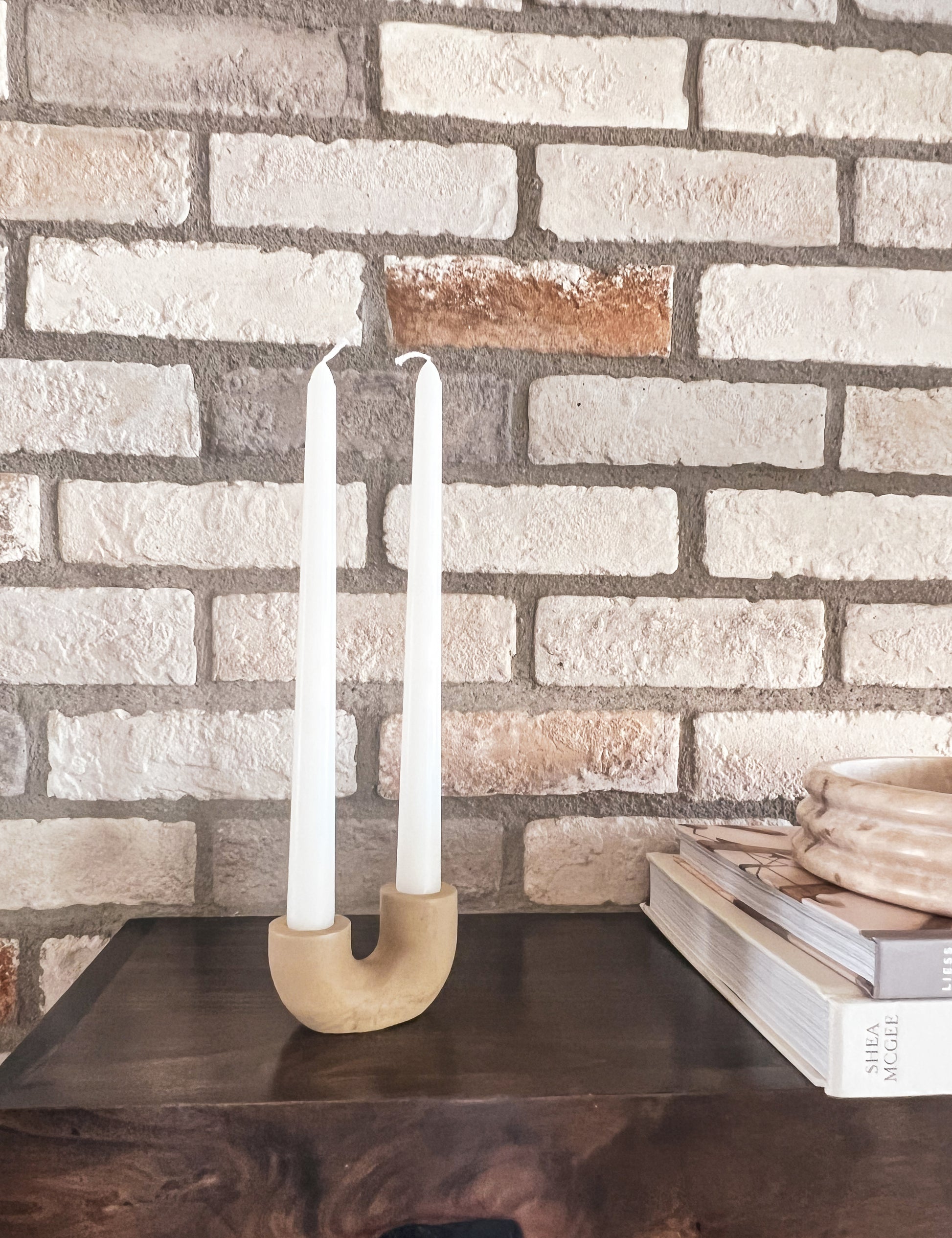 organic-modern-taper-candle-holder-artisanal-concrete-home-decor